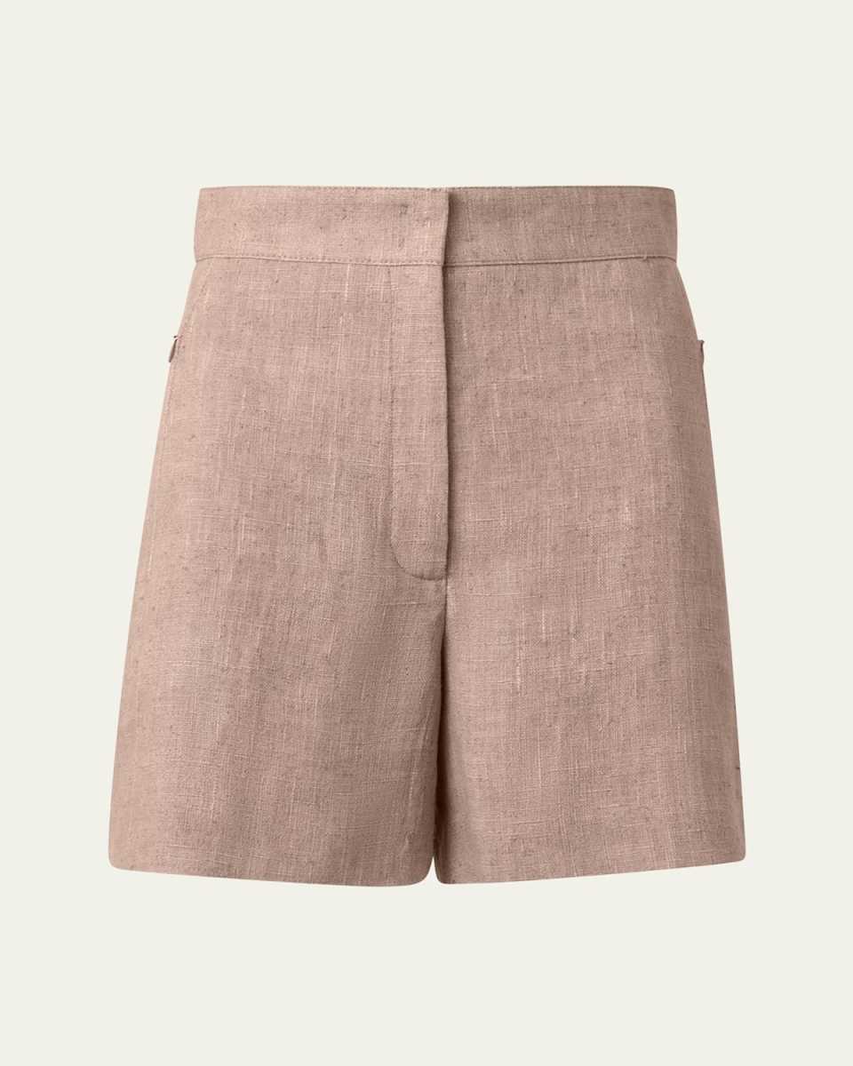 Filia Washed Raw Linen Shorts